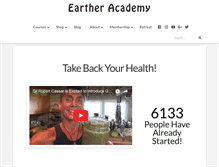 Tablet Screenshot of eartheracademy.com